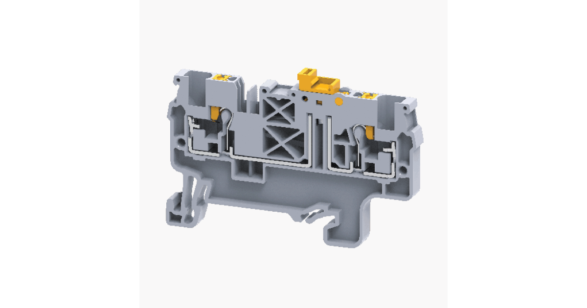 Купить Клемма с ножевым размыкателем push-in 2,5 кв.мм OptiClip CPK-2,5-MT-N-I-серый 331878 КЭАЗ оптом в Москве