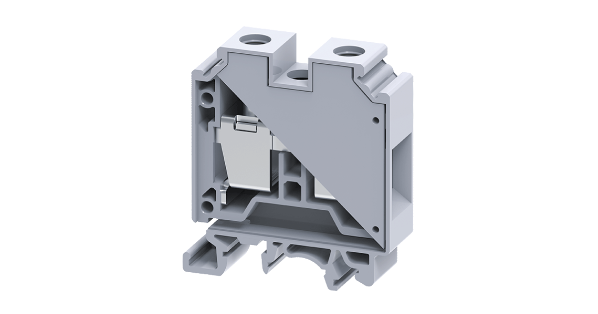 Купить Клемма проходная винтовая OptiClip CTS-35-I-125A-(4-35)-серый (50шт) КЭАЗ оптом в Москве