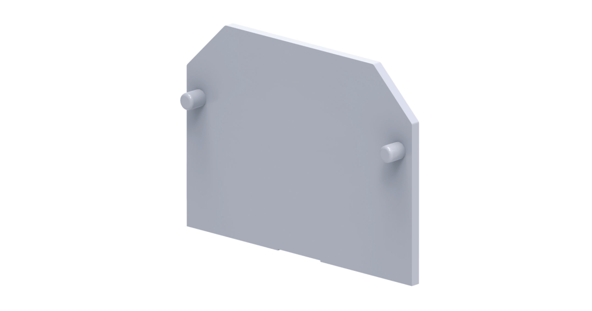 Купить Крышка концевая для клеммы проходной OptiClip EP6/10U-серый (50шт) 289806 КЭАЗ оптом в Москве