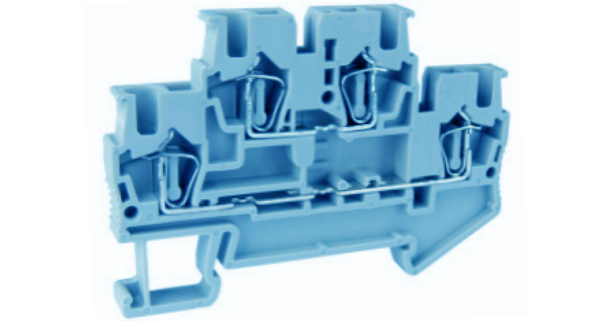 Купить Этажная клемма UJ5-2.5/2-2(BU) Upun оптом в Москве