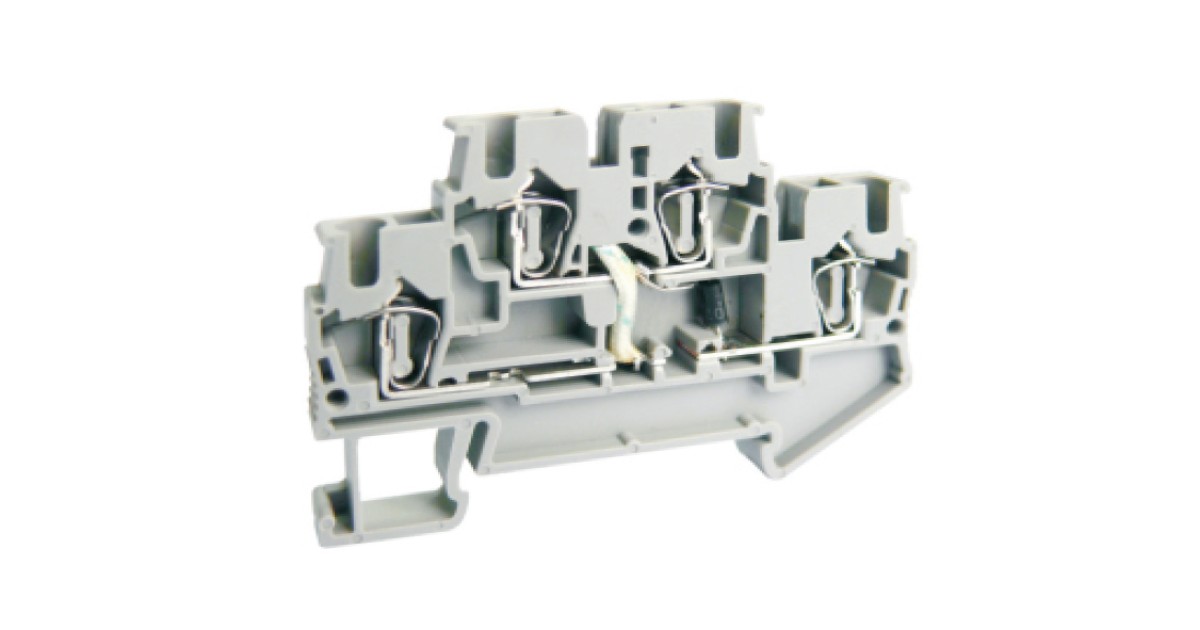 Купить Этажная клемма UJ5-2.5/2-2DX250 Upun оптом в Москве