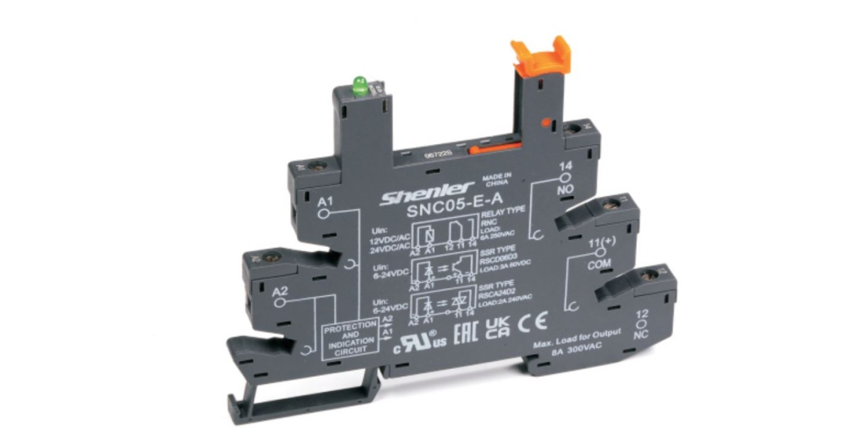 Купить Колодка для реле SNC05-S-B SHENLER оптом в Москве