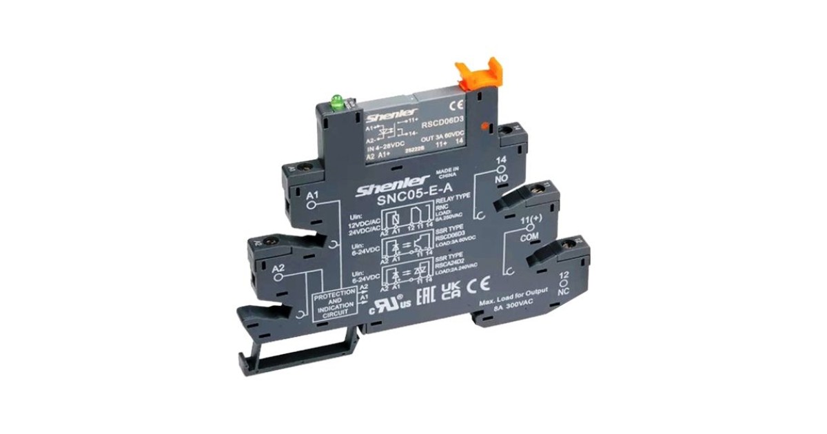 Купить Реле с колодкой RSCD06D3+SNC05-E-AR SHENLER оптом в Москве
