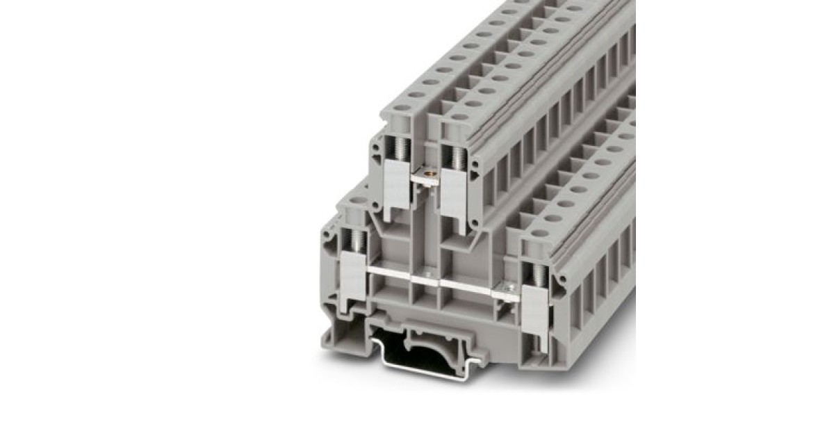 Купить Этажная клемма JUT1-10/2-GY UTL оптом в Москве