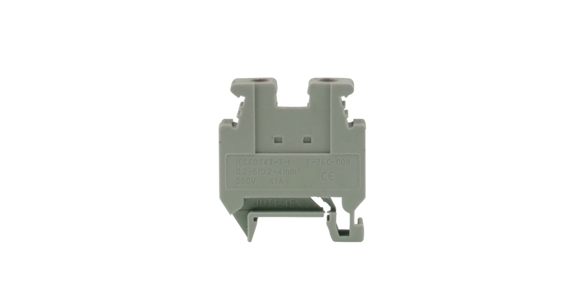 Купить Проходная клемма (MINI) JUT1-4E-GY UTL оптом в Москве
