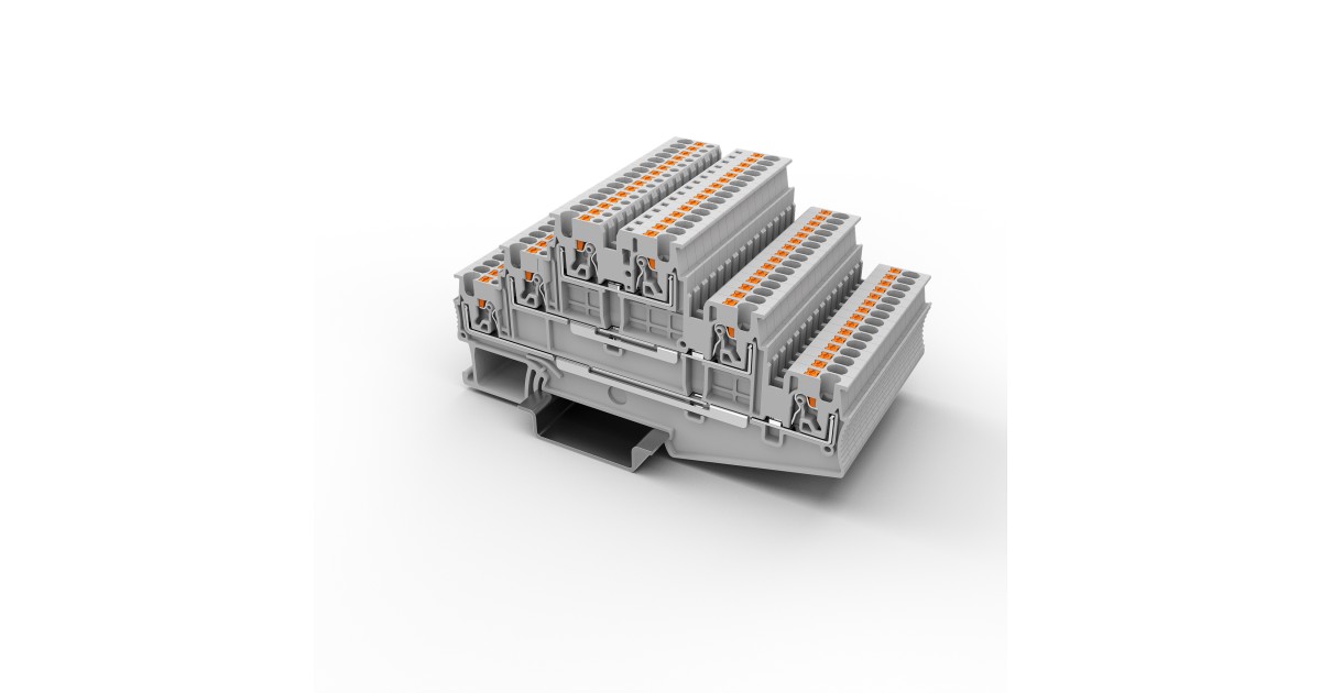 Купить Этажная клемма UPT-1.5/3-GY UTL оптом в Москве