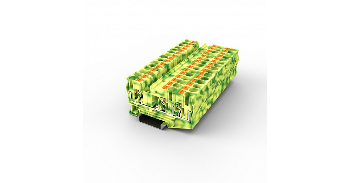 Купить Заземляющая клемма UPT-6/1-2PE UTL оптом в Москве