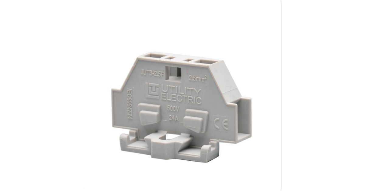 Купить Проходная клемма (MINI) JUT3-2.5F-GY UTL оптом в Москве