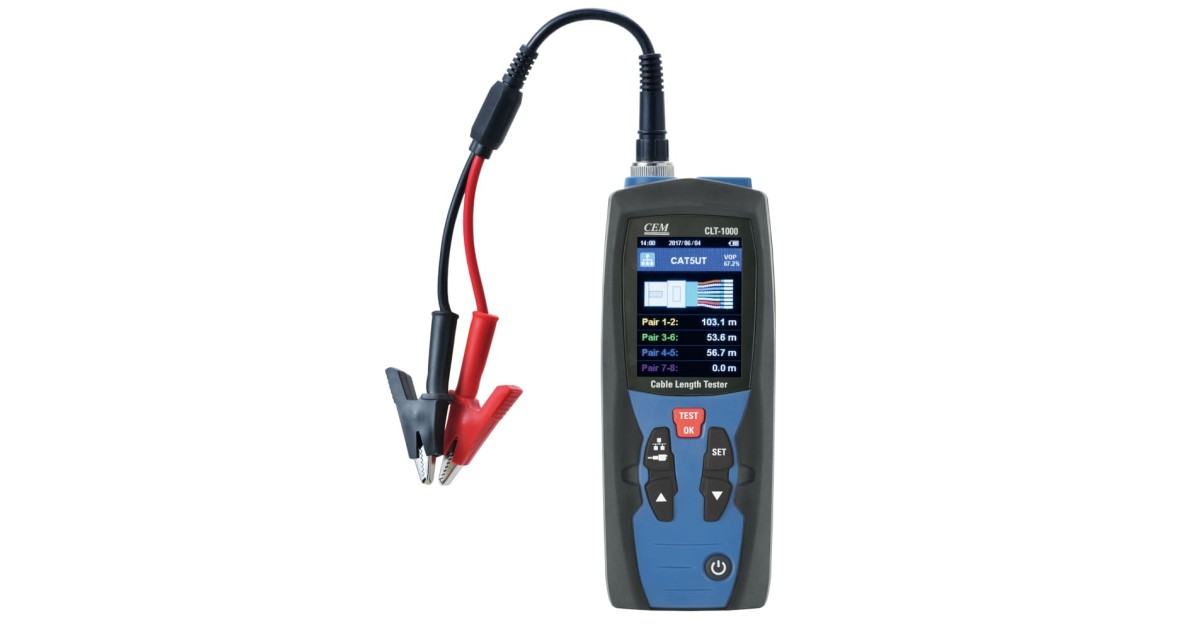 Купить CLT-1000 Измеритель длины кабеля CEM оптом в Москве