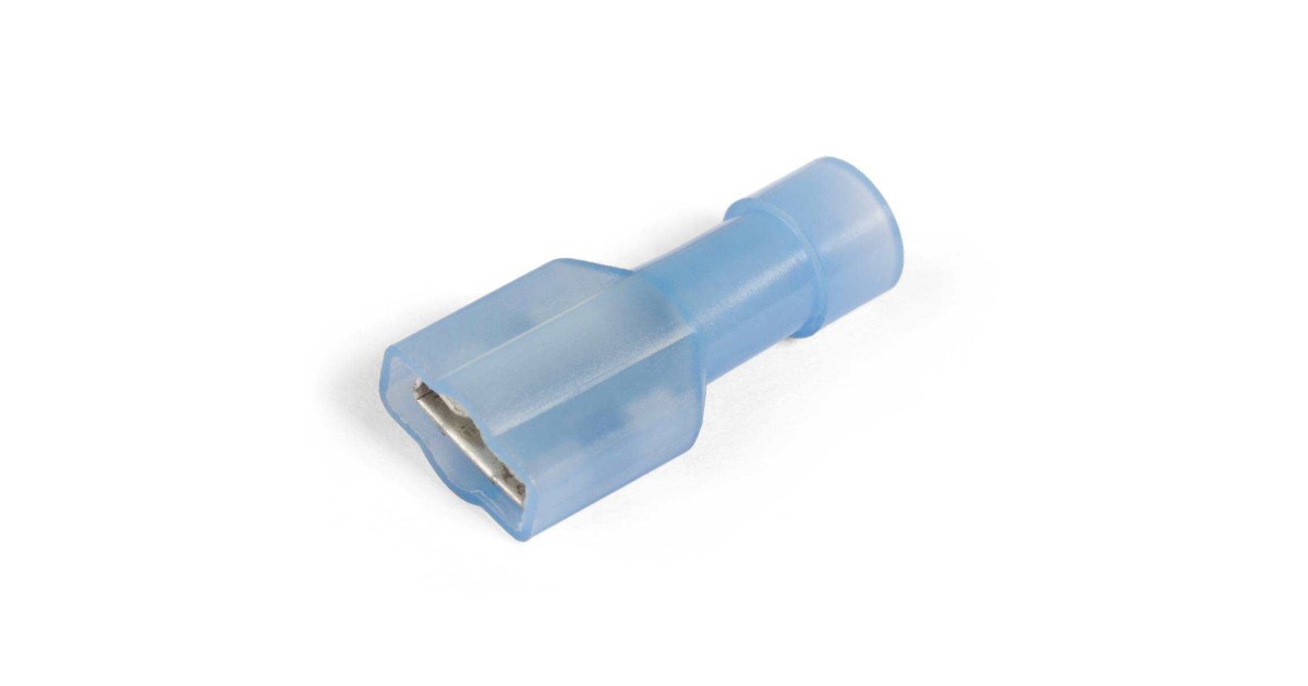 Купить Разъем плоский полностью изолированный -мама РПИ-М(н) 2.5-(6.3) (20шт) КВТ оптом в Москве