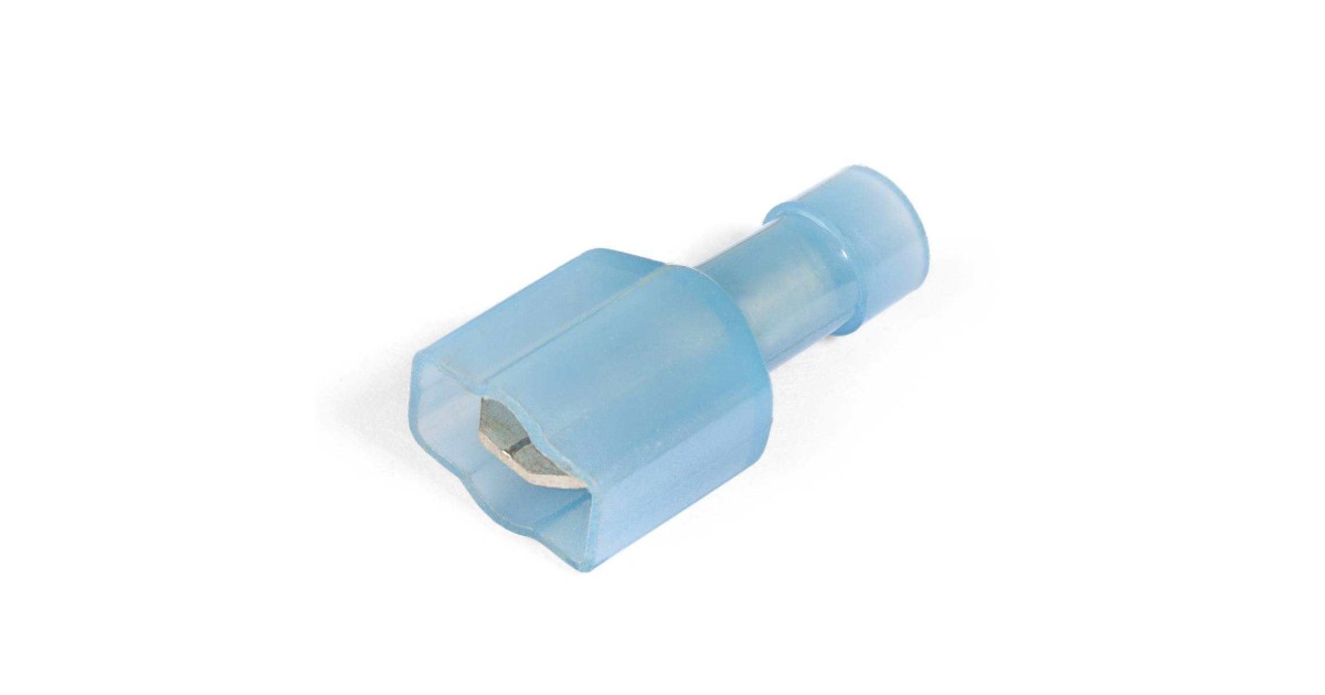 Купить Разъем плоский полностью изолированный -папа РПИ-П(н) 2.5-(6.3) (15шт) КВТ оптом в Москве