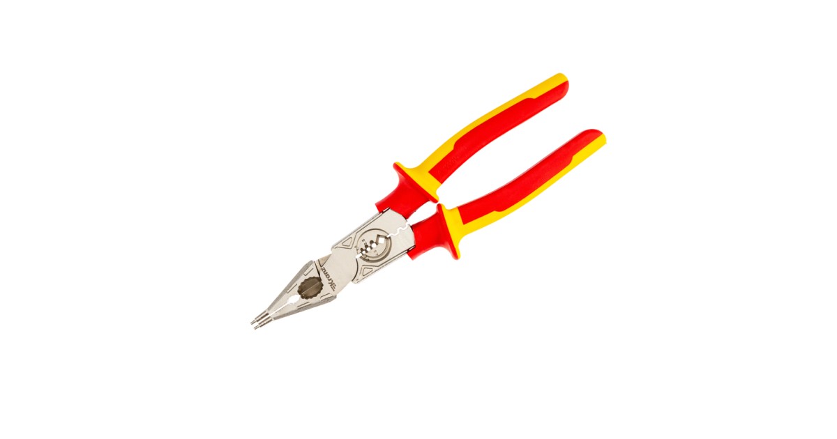 Купить Плоскогубцы многофункциональные диэлектрические со съемником 238мм, KR-12-4657-3 Kranz оптом в Москве