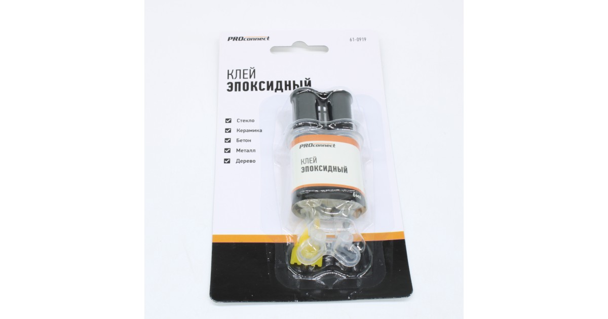 Купить Клей эпоксидный, шприц (6мл) PROconnect 61-0919 PROconnect оптом в Москве