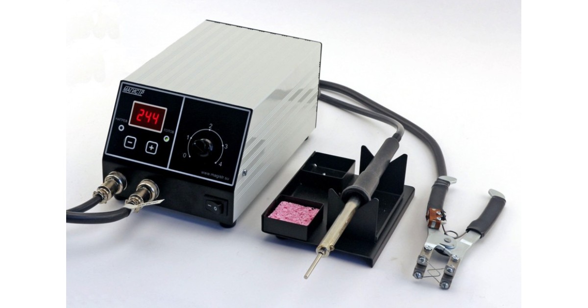 Купить Паяльная станция Магистр Ц20-ДВ 220В без инструмента Магистр оптом в Москве
