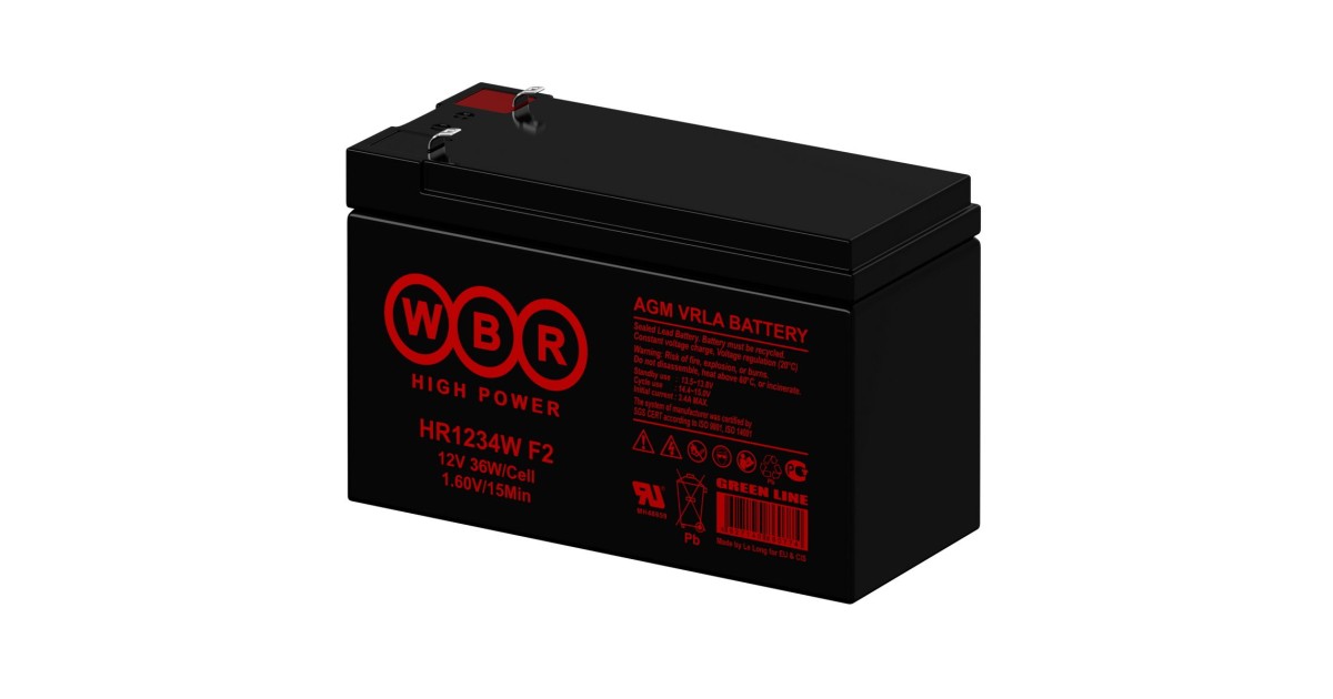 Купить Аккумулятор WBR HR1234W F2 WBR оптом в Москве