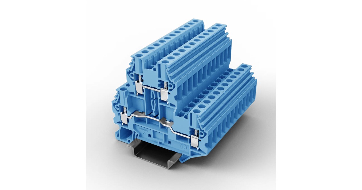 Купить Этажная клемма UUK-2.5/2-BE UTL оптом в Москве