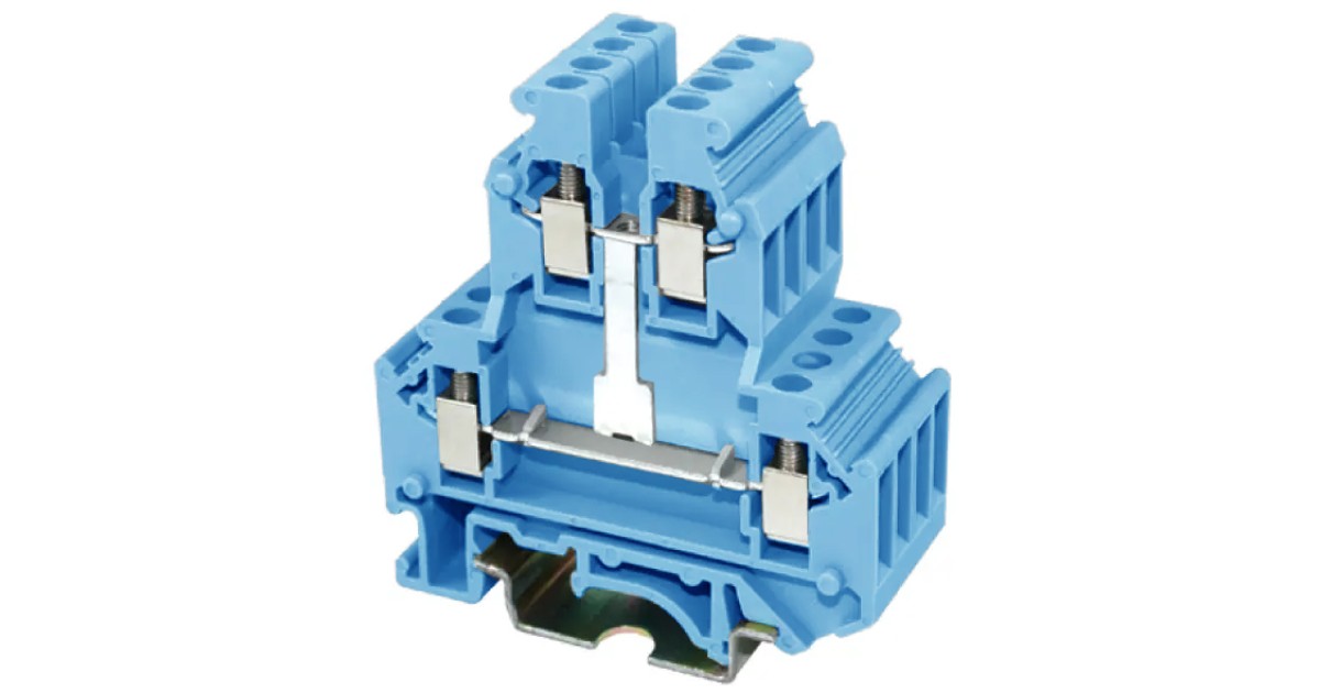 Купить Этажная клемма JUT1-2.5/2L-BE UTL оптом в Москве